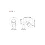 Quick Marine - Joyce RD50 Wall LED Reading Light - Daylight, 10/30V, 3W, IP40