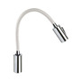 Quick Marine - Audrey Wall LED Reading Light (Warm White, 10/30V, Dark Brown, Satin) (FASP2282TCSHA00)