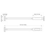 Quick Marine - Califfa RD30 LED Reading Light (Daylight, 10/30V, Dark Brown, Stainless Steel) (FASP27562C06A00)