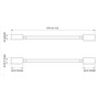 Quick Marine - Audrey Wall PL S2 LED Reading Light (Warm White, Black Neoprene, White 9010) (FASP3713BCBAA00)