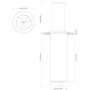 Quick Marine - Secret Light 6W LED Retractable Lamp (Warm White, 10/30V, Stainless Steel) (FASP4072X12CE00)
