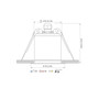 Quick Marine - Palladio R70 LED Downlight (Daylight, 7W, 10/30V, Satin 25B) (FASP5081S11BA00)