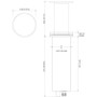 Quick Marine - Secret Flat LED Retractable Lamp - 10-30V DC, Stainless Steel