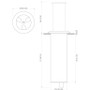 Quick Marine - Secret Light 6W LED Retractable Lamp (RGBW QN, 24V, Stainless Steel) (FASP6624X18BF00)