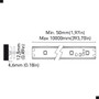 BCM - Flex Led Two 120 Tape Light - 10M, 24V, IP40, 2700K