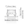 BCM - Sarasota 40 Courtesy Light - 1.5W, 3000K Warm White, 8-32V, IP66