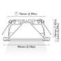 BCM - Alabama 95 Downlight - 6W, 8-32V, IP66, 3000K Warm White