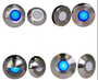 Plash - Gravity Red, Green and Blue LED Deck Light - 1.2W, 0.2A, IP67, 12-24V