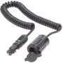 Blue Sea Systems 12 Volt Plug with Single Extension Socket, 10A Fuse, 6 ft Cord - Apollo Lighting