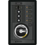 Blue Sea Systems M-Series Dual Circuit Plus Battery Management Panel, 12V, 3 Position, Vertical - Apollo Lighting