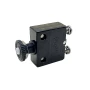 Blue Sea Systems Push Button Reset Only Screw Terminal Circuit Breaker, 32V DC, Panel Mount, #8 Screw Terminal, Thermal Trip, Ignition Protected
