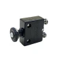 Blue Sea Systems Push Button Reset Only Screw Terminal Circuit Breaker, 32V DC, Panel Mount, #8 Screw Terminal, Thermal Trip, Ignition Protected