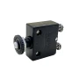 Blue Sea Systems Push Button Reset Only Screw Terminal Circuit Breaker, 32V DC, Panel Mount, #8 Screw Terminal, Thermal Trip, Ignition Protected