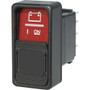 Blue Sea Systems SPDT Remote Control Contura Switch, 20A, IP67, Red Actuator