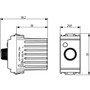 Vimar Idea Rotary Dimmer, 230V, 60-900W, Illuminable Dial, Grey