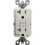 Blue Sea Systems Marine-Grade Dual GFCI Receptacle, 20A, 125V AC, Self-Testing, Class A 5mA