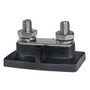 Blue Sea Systems PowerBar Dual BusBar, 200A, 48V DC, Two 3/8"-16 Studs, Tin-Plated Copper