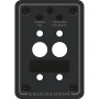 Blue Sea Systems A-Series Double Blank Mounting Panel, For Double Pole Toggle Circuit Breakers, 1/8 in 5052 Aluminum