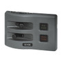 Blue Sea Systems WeatherDeck Waterproof Fuse Panel, 12V DC, IP67, ATO/ATC, Gray Panel