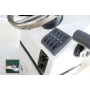 Blue Sea Systems WeatherDeck Waterproof Circuit Breaker Panel, 12/24V DC, IP67, 15A Per Circuit, Green LED Backlit Labels, Gray Panel