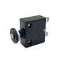 Blue Sea Systems Push Button Reset Only Quick Connect Circuit Breaker, 32V DC, Panel Mount, Thermal Trip, Ignition Protected