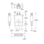 Blue Sea Systems ATO/ATC-Style Low Profile Circuit Breaker, For ST-Blade Fuse Blocks, 32V DC, Thermal Trip, Manual Reset, 2pk
