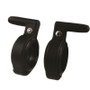 TACO Marine Outrigger Line Caddy, For 1-1/8-1-1/2 in Poles, Clamp-On, Black Nylon, 2pk
