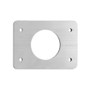 TACO Marine Grand Slam Backing Plates, For Outriggers, 5 x 6.5 x 0.25 in, Anodized Aluminum, 2pk - Apollo Lighting