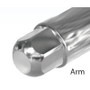 TACO Marine Striker Base Gunnel Mount Pair, For 1-1/2 in Outrigger Poles, 316 Stainless Steel, 12 Locking Positions - Apollo Lighting