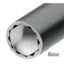 TACO Marine Striker Base Gunnel Mount Pair, For 1-1/2 in Outrigger Poles, 316 Stainless Steel, 12 Locking Positions - Apollo Lighting