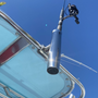 TACO Marine Clamp-On Adjustable Rod Holder, Type-316L Stainless Steel, 1-5/8 in ID
