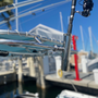 TACO Marine Clamp-On Adjustable Rod Holder, Type-316L Stainless Steel, 1-5/8 in ID