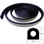 TACO Marine Weather Seal Tape, 10 ft x 1/2 in x 1/2 in, Black Rubber - Apollo Lighting