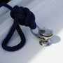 TACO Marine Quick Release Fender Lock, Type 316L SS, High Polish, 7/8 in Rope Hole - Apollo Lighting