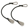 TACO Marine Outrigger Shock Cord with Roller, 12 in, Corrosion-Resistant Clasp, Pair - Apollo Lighting