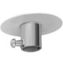 TACO Marine Stainless Steel Table Base, For Side Mount Table Pedestal System, 1-5/8 in Tube, 6-1/4 in Flange, Locking Pull Pin, Polished