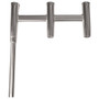 TACO Marine Deluxe Trident Rod Holder Cluster, Offset, 3 Rod, Tool Caddy, High-Polished Aluminum