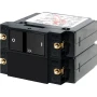 Blue Sea Systems A-Series Flat Rocker Circuit Breaker, Double Pole, 120/240V AC, 32V DC