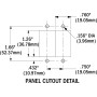 Blue Sea Systems UL-489 Circuit Breaker, 250V AC, 2-Pole, Raised Rocker - Apollo Lighting