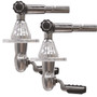 TACO Marine Grand Slam 400 Outrigger Top Mount, For 1-1/2 in Poles, 8-Bolt, Pair - Apollo Lighting