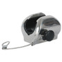 TACO Marine Ball & Socket Flat Deck Hinge, Pin & Lanyard, For 7/8 in Tube, SS316L