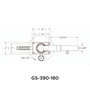 TACO Marine Grand Slam 390 Outrigger Mount, For 1-1/2 in Outriggers, Offset Handle, SS316L