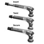 TACO Marine Pro Series GS-500 Outrigger Mounts, For Carbon Fiber Tele-Outriggers Up to 24 ft, Twist & Lock Arm