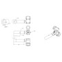 TACO Marine ShadeFin Adjustable Clamp-On Pipe Mount, 316L Stainless Steel, 3/4 in or 1 in Pipe, 1-1/4 in Tube