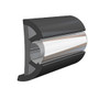 TACO Marine SuproFlex Rub Rail, 2.5 in x 1 in, Black, 100 ft