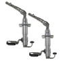 TACO Marine Grand Slam 390XL Outrigger Mounts, 180° Handle, 4-1/2 in Hardtops, 35° Upward Lift, Pair