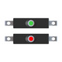 TACO Marine SuproFlex Rub Rail Mounted LED Navigation Light Set, For V11-9960 V11-9990 V11-9950, 12-14VDC, IP68, Red/Green Pair