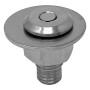 TACO Marine Quick Release Fender Lock Kit, For Fiberglass Boats, 316L Stainless Steel, High-Polished Finish, 1-11/16 in Above Deck, 1 in Button, 7/8 in Line Hole - Apollo Lighting