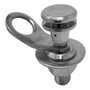 TACO Marine Quick Release Fender Lock Kit, For Fiberglass Boats, 316L Stainless Steel, High-Polished Finish, 1-11/16 in Above Deck, 1 in Button, 7/8 in Line Hole