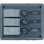 Blue Sea Systems Contura DC Switch Panel, Water Resistant, 12/24V DC, ON-OFF Switches, Slate Gray Finish